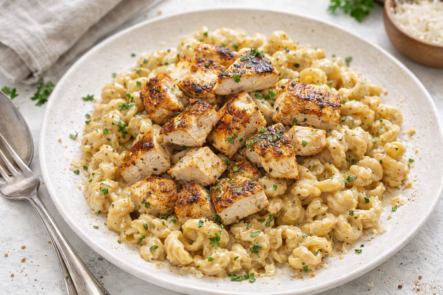 Master Creamy Garlic Parmesan Chicken Pasta in Under 30 Mins