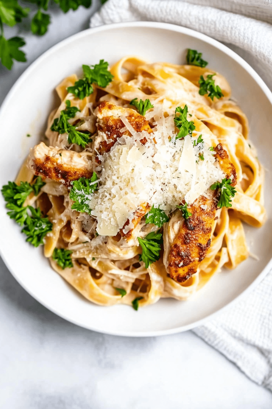 Restaurant-Quality Creamy Garlic Parmesan Chicken Pasta at Home